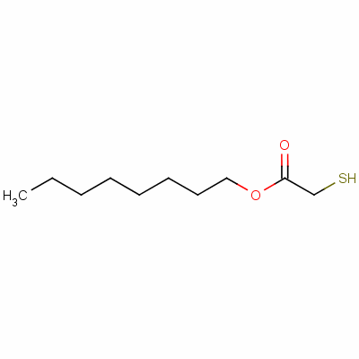 n-辛基酯硫代乙醇酸結(jié)構(gòu)式_7664-80-4結(jié)構(gòu)式