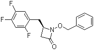 (4R)-1-(phenylmethoxy)-4-[(2,4,5-trifluorophenyl)methyl]-2-azetidinone Structure,767352-30-7Structure