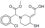 反式-氯吡格雷硫醇代謝物結(jié)構(gòu)式_767612-34-0結(jié)構(gòu)式