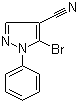 5-Bromo-1-phenyl-1h-pyrazole-4-carbonitrile Structure,76767-44-7Structure