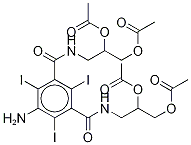 5-Amino-n,n’-bis(2,3-dihydroxypropyl)-2,4,6-triiodo-1,3-benzenedicarboxamide tetraacetate Structure,76801-94-0Structure