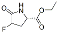 Proline, 4-fluoro-5-oxo-, ethyl ester (7ci,8ci) Structure,7682-55-5Structure