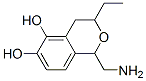 1H-2-benzopyran-5,6-diol, 1-(aminomethyl)-3-ethyl-3,4-dihydro- (9ci) Structure,769889-24-9Structure