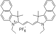 3-乙基-2-[3-(3-乙基-1,3-二氫-1,1-二甲基-2H-benz[e]吲哚-2-基idene)-1-丙烯-1-基]-1,1-二甲基-1H-benz[e]indolium hexa氟phosphate(1-) (1:1)結(jié)構(gòu)式_769933-13-3結(jié)構(gòu)式