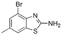 2-Amino-4-bromo-6-methylbenzothiazole Structure,76996-16-2Structure