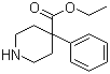 4-(乙氧基羰基)-4-苯基哌啶結構式_77-17-8結構式