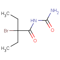 (2-Bromo-2-ethylbutyryl)urea Structure,77-65-6Structure