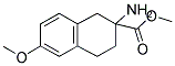 2-Amino-6-methoxy-1,2,3,4-tetrahydro-naphthalene-2-carboxylic acid methyl ester Structure,771431-06-2Structure