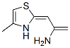 1-Propen-2-amine,3-(4-methyl-2(3h)-thiazolylidene)-,(e)-(9ci) Structure,771433-98-8Structure