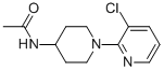 4-Acetamido-1-(3-chloro-2-pyridyl)piperidine Structure,77145-34-7Structure