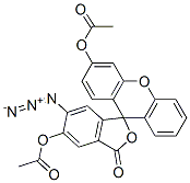 5(6)-Azidofluorescein diacetate Structure,77162-07-3Structure