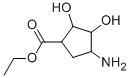 4-Amino-2,3-dihydroxy-cyclopentanecarboxylic acid ethyl ester Structure,772306-58-8Structure