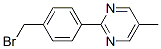 Pyrimidine, 2-[4-(bromomethyl)phenyl]-5-methyl- (9ci) Structure,77232-36-1Structure