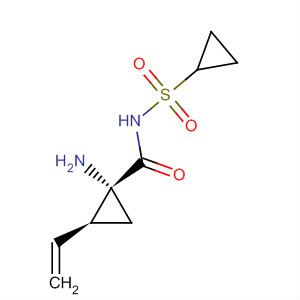 Cyclopropanecarboxamide, 1-amino-N-(cyclopropylsulfonyl)-2-ethenyl-, (1R,2S)- Structure,772337-53-8Structure