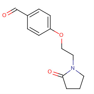 4-[2-(2-氧代吡咯烷-1-基)-乙氧基]-苯甲醛結(jié)構(gòu)式_773092-83-4結(jié)構(gòu)式