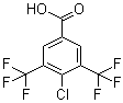 Benzoic acid, 4-chloro-3,5-bis(trifluoromethyl)- Structure,773108-93-3Structure