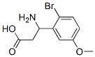 3-Amino-3-(2-bromo-5-methoxy-phenyl)-propionic acid Structure,773116-92-0Structure