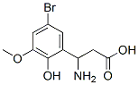 3-Amino-3-(5-bromo-3-methoxy-2-hydroxy-phenyl)-propionic acid Structure,773122-63-7Structure