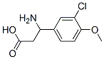 3-Amino-3-(3-chloro-4-methoxy-phenyl)-propionic acid Structure,773125-23-8Structure