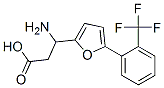 3-Amino-3-[5-(2-trifluoromethylphenyl)-furan-2-yl]-propionic acid Structure,773125-91-0Structure