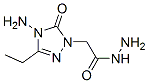 1H-1,2,4-triazole-1-aceticacid,4-amino-3-ethyl-4,5-dihydro-5-oxo-,hydrazide(9ci) Structure,773862-56-9Structure