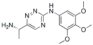 6-((1S)-1-氨基乙基)-N-(3,4,5-三甲氧基苯基)-1,2,4-三嗪-3-甲胺結構式_774460-88-7結構式