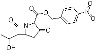 6-(1-羥乙基)-3,7-二氧代-1-氮雜雙環(huán)[3.2.0]庚烷-2-甲酸 (4-硝基苯基)甲基酯結(jié)構(gòu)式_77449-43-5結(jié)構(gòu)式