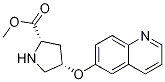 (4S)-4-(6-喹啉氧基)-L-脯氨酸甲酯結(jié)構(gòu)式_774577-12-7結(jié)構(gòu)式