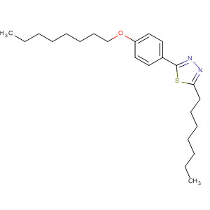 2-Heptyl-5-[4-(octyloxy)phenyl]-1,3,4-thiadiazole Structure,77477-63-5Structure