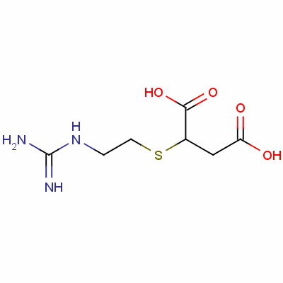 2-Guanidinoethylmercaptosuccinic acid Structure,77482-44-1Structure