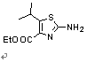 2-氨基-5-異丙基噻唑-4-羧酸乙酯結(jié)構(gòu)式_77505-83-0結(jié)構(gòu)式