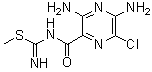 Carbamimidothioic acid, [(3,5-diamino-6-chloropyrazinyl)carbonyl]-,methyl ester Structure,775530-61-5Structure