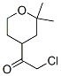 Ethanone, 2-chloro-1-(tetrahydro-2,2-dimethyl-2h-pyran-4-yl)-(9ci) Structure,77554-94-0Structure