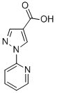 1-(2-Pyridinyl)-1h-pyrazole-4-carboxylic acid Structure,77556-50-4Structure