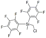 (Chloromethyl)methylbis(pentafluorophenyl)silane Structure,77669-65-9Structure