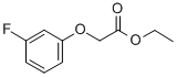 (3-Fluorophenoxy) acetic acid ethyl ester Structure,777-70-8Structure