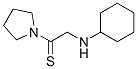 Pyrrolidine, 1-[2-(cyclohexylamino)-1-thioxoethyl]- (9ci) Structure,777946-66-4Structure