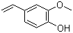 4-Hydroxy-3-methoxystyrene Structure,7786-61-0Structure