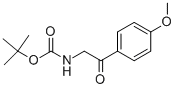 [2-(4-Methoxy-phenyl)-2-oxo-ethyl]-carbamicacidtert-butylester Structure,778617-61-1Structure