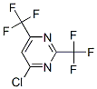 4-Chloro-2,6-bis(trifluoromethyl)pyrimidine Structure,779-86-2Structure