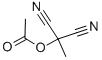 α,α-Dicyanoethyl acetate Structure,7790-01-4Structure