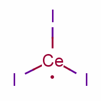 Srm cerium(iii ) iodide Structure,7790-87-6Structure