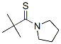 Pyrrolidine, 1-(2,2-dimethyl-1-thioxopropyl)- (9ci) Structure,77902-87-5Structure