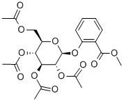 (2-Methoxycarbonyl)phenyl-2-,3,4,6-tetra-o-acetyl-beta-d-glucopyranose Structure,7791-66-4Structure