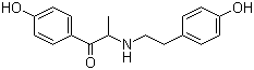 2-(4-羥基苯乙基氨基)-1-(4-羥基苯基)-1-丙酮結(jié)構(gòu)式_779979-39-4結(jié)構(gòu)式