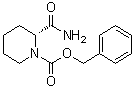 1-Piperidinecarboxylic acid, 2-(aminocarbonyl)-, phenylmethyl ester, (R)- Structure,78058-39-6Structure