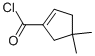 1-Cyclopentene-1-carbonyl chloride, 4,4-dimethyl- (9ci) Structure,78064-83-2Structure