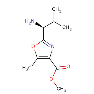 4-Oxazolecarboxylicacid,2-[(1s)-1-amino-2-methylpropyl]-5-methyl-,methylester(9ci) Structure,781612-31-5Structure