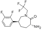 (3R,6s)-3-amino-6-(2,3-difluorophenyl)-1-(2,2,2-trifluoroethyl)azepan-2-one Structure,781650-41-7Structure