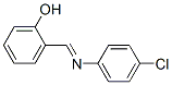 2-([(4-Chlorophenyl)imino]methyl)phenol Structure,782-77-4Structure